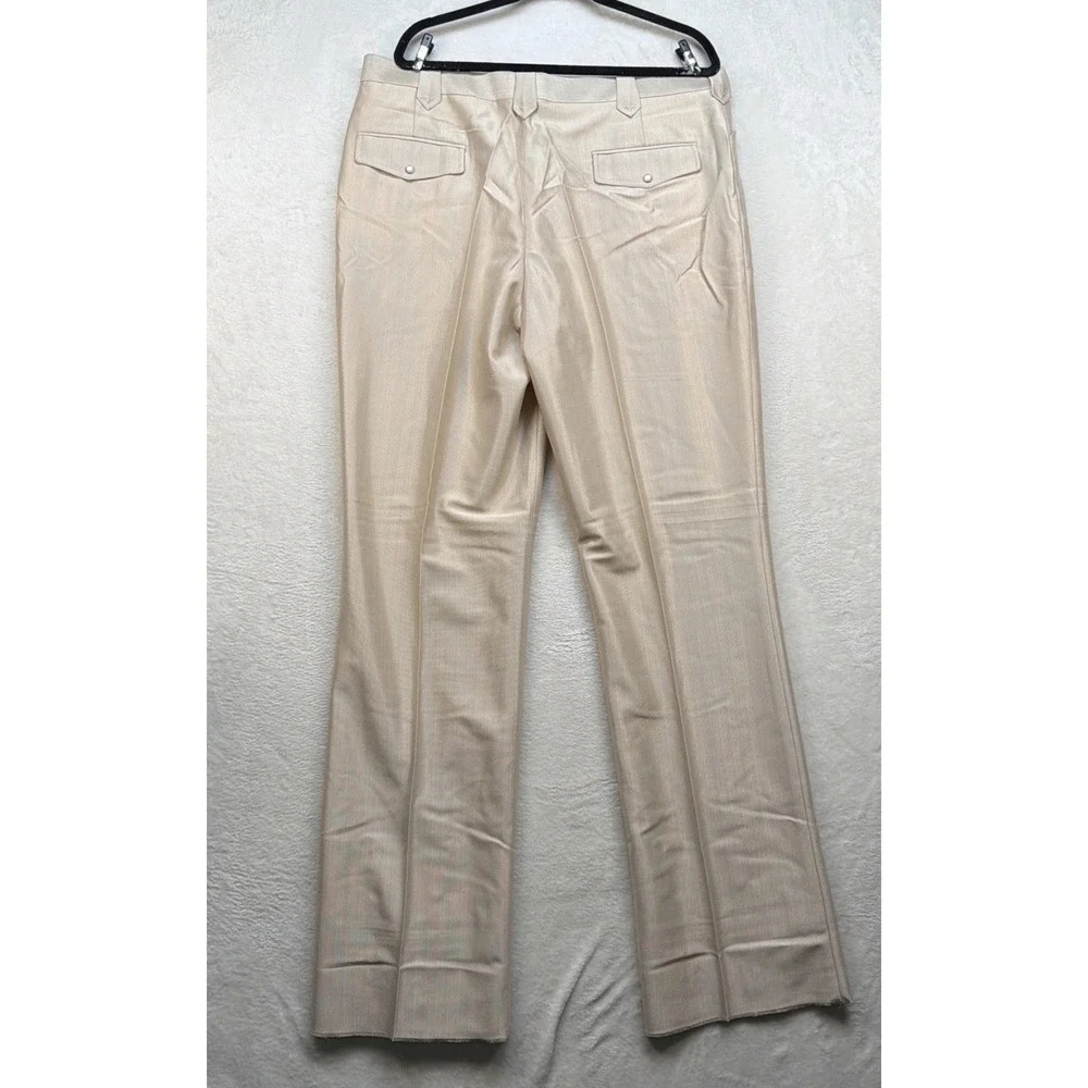 Vintage Western Cowboy Suit Pearl Snap Rodeo Rockabilly Stage Tan 48x40